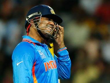 World T20: Sehwag out for two weeks with ankle injury