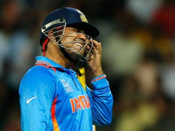 World T20: Sehwag out for two weeks with ankle injury