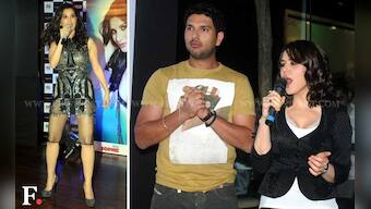 Images: Yuvraj Singh, Preity Zinta at Sophie Choudry's album launch 