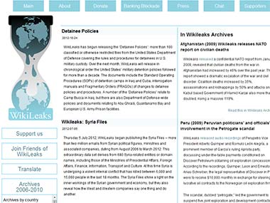 WikiLeaks releases data on US detention camps in Iraq, Guantanamo Bay WikiLeaks releases data on US detention camps in Iraq, Guantanamo Bay