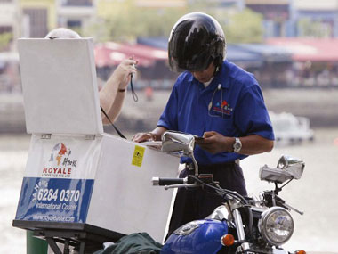 Who's afraid of the courier guy? Should you be? Who's afraid of the courier guy? Should you be?