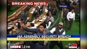 J&K Assembly security breach: five policemen suspended