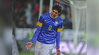Kaka scores on return for six-goal Brazil