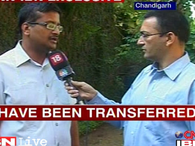 Transferred Haryana IAS officer receiving threat calls? Transferred Haryana IAS officer receiving threat calls?