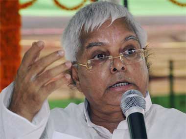 Lalu to Kejriwal: Stop 'character assassination' of Vadra Lalu to Kejriwal: Stop 'character assassination' of Vadra