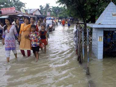 Meghalaya floods: More than 15,000 families displaced Meghalaya floods: More than 15,000 families displaced