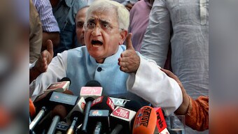 'Kejriwal can enter Farrukhabad, how will he return'? Khurshid