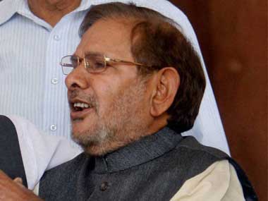 Sharad Yadav slams govt over ban on NDTV India Sharad Yadav slams govt over ban on NDTV India