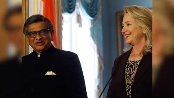 Krishna raises US visa fee hike concern with Hillary Clinton
