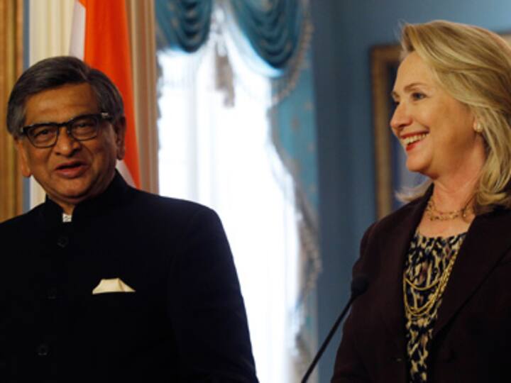 Krishna raises US visa fee hike concern with Hillary Clinton