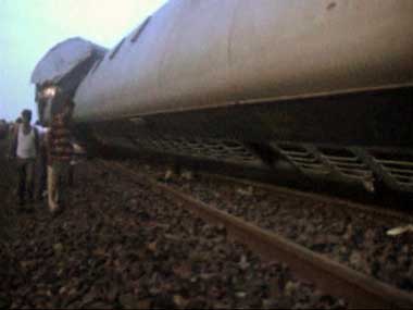 Train derails in Andhra Pradesh, one injured Train derails in Andhra Pradesh, one injured
