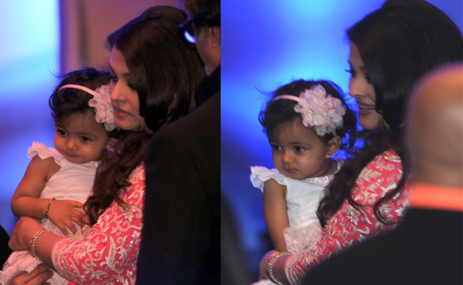 Bollywood: In Pics: Aishwarya Rai leaves for Delhi with daughter Aaradhya  to meet French President