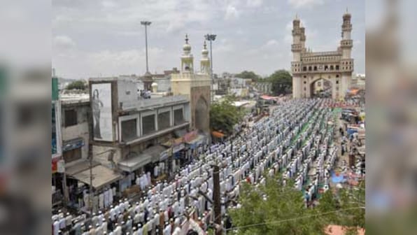 MIM to dump Cong in AP over temple near Charminar?