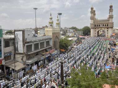 MIM to dump Cong in AP over temple near Charminar? MIM to dump Cong in AP over temple near Charminar?