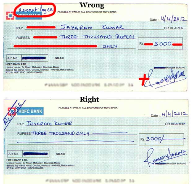 Know Your Cheque Things You Need To Know About Cheque