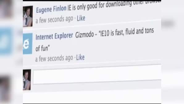 Viral video: Microsoft says Internet Explorer sucks...less