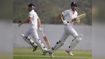 Compton's half century puts Eng on top against Haryana