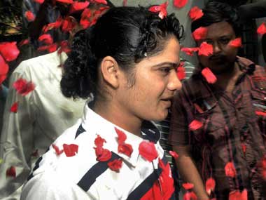 Medical test confirms Pinki Pramanik is male, charged with rape Medical test confirms Pinki Pramanik is male, charged with rape