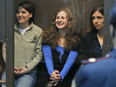 Jailed Pussy Riot protester moved to single cell on request Jailed Pussy Riot protester moved to single cell on request