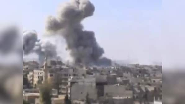 US-led Coalition strikes Islamic State near besieged Syria town