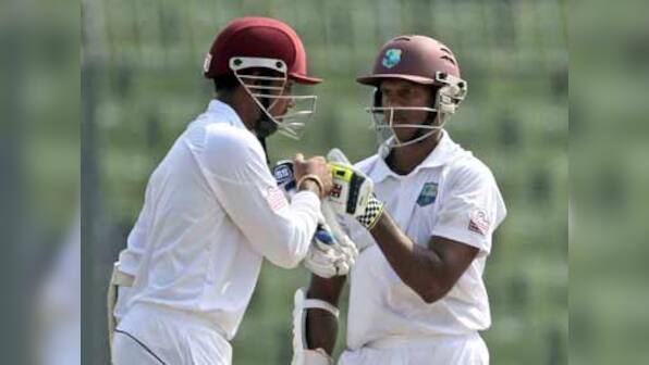 Chanderpaul, Ramdin score big before WI declare at 527