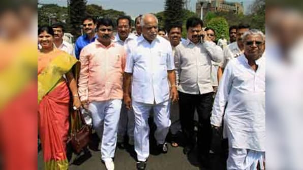 Yeddy quits, BJP on tenterhooks in Karnataka