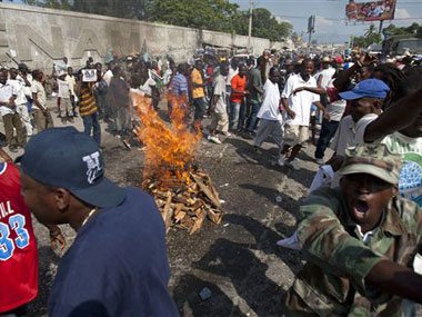 Thousands protest 'corrupt' government in Haiti Thousands protest 'corrupt' government in Haiti