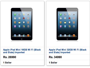 iPad mini available online in India: Starting price Rs 26,990! iPad mini available online in India: Starting price Rs 26,990!