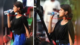 Images: Asin takes a break while shooting for Khiladi 786 