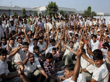 Hunger strike: Sacked workers regroup as Maruti limps back to normalcy Hunger strike: Sacked workers regroup as Maruti limps back to normalcy