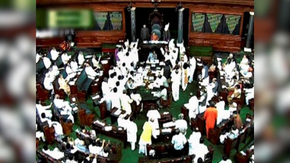 RS disrupted over reservation for SC, ST in job promotions