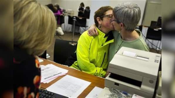 U.S. Supreme Court takes up same-sex marriage for first time