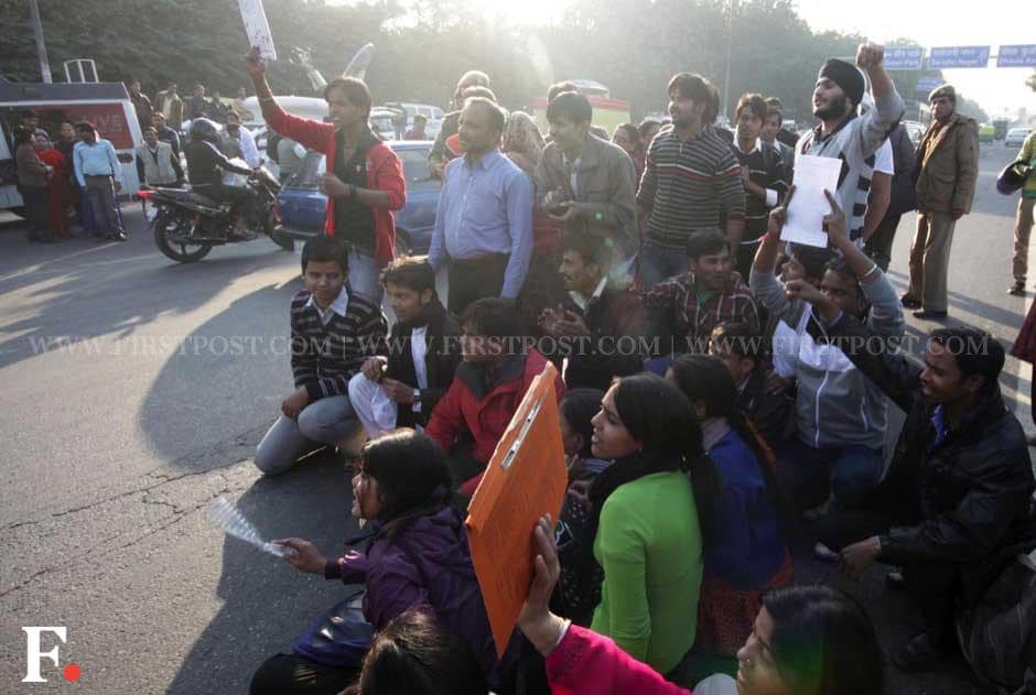 Many people have rallied in protest in the capital in the five days since the incident. Naresh Sharma/Firstpost Many people have rallied in protest in the capital in the five days since the incident. Naresh Sharma/Firstpost