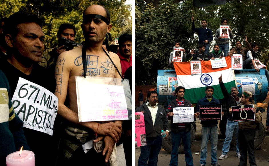 Students are demanding strong action against thew wrongdoers and greater police action for crimes against women. Naresh Sharma/Firstpost. Students are demanding strong action against thew wrongdoers and greater police action for crimes against women. Naresh Sharma/Firstpost.