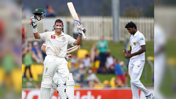 Hussey hundred has Australia on top of Sri Lanka in Hobart