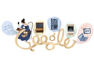 Google doodle celebrates Ada Lovelace's 197th birthday Google doodle celebrates Ada Lovelace's 197th birthday
