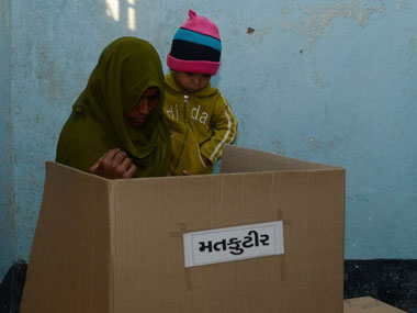 Guj polls: 70 percent voting in Ahmedabad district Guj polls: 70 percent voting in Ahmedabad district