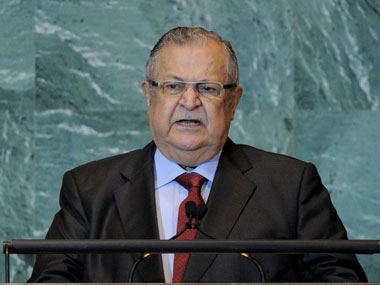 Iraqi prez Jalal Talabani in Germany for treatment Iraqi prez Jalal Talabani in Germany for treatment