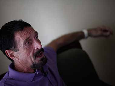 Software guru John McAfee wants to return to US Software guru John McAfee wants to return to US