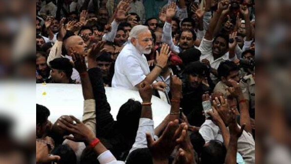 Gujarat polls: Modi leads in Maninagar