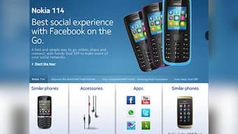 Nokia 114 with dual-sim and Facebook launched in India