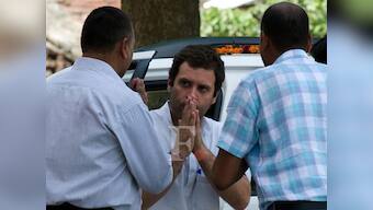 Rahul Gandhi visits Amethi; takes Omar Abdullah along