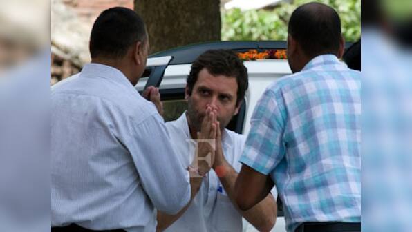 Rahul Gandhi visits Amethi; takes Omar Abdullah along