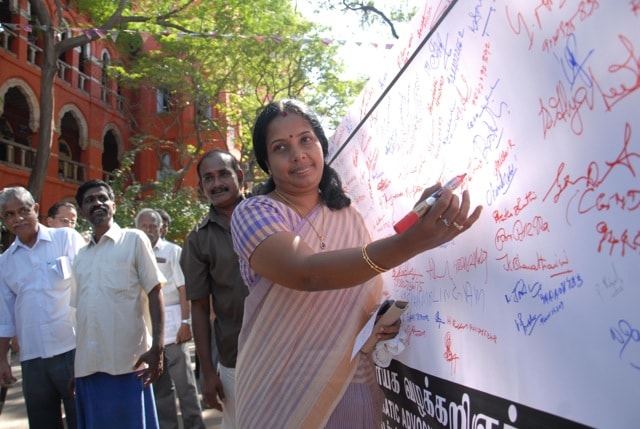Lawyers at the Madras High Court on Thursday took out a signature campaign against the gangrape in Delhi. Firstpost Lawyers at the Madras High Court on Thursday took out a signature campaign against the gangrape in Delhi. Firstpost