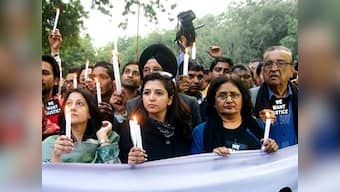 Families, friends of Zee Editors hold march, demand release of duo