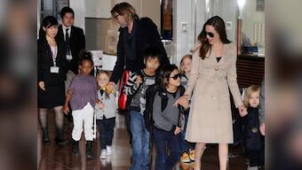 Brad Pitt loves children's chaos