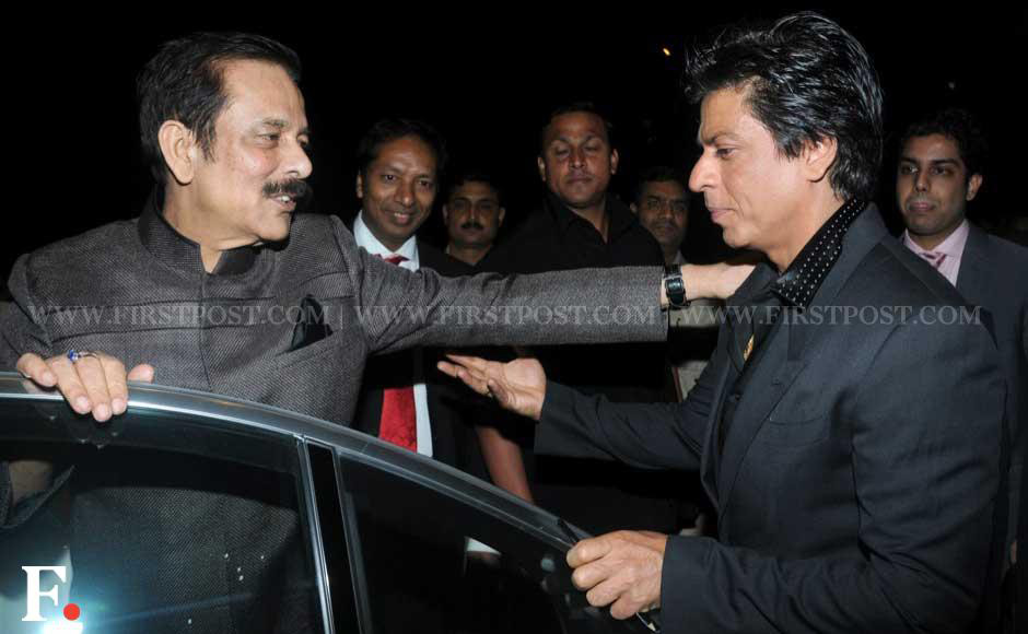 Spotted: SRK, Ambani at tv actor Abhinav Shukla's wedding reception Spotted: SRK, Ambani at tv actor Abhinav Shukla's wedding reception