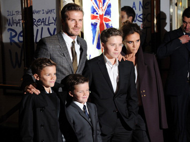 Beckhams named most fashionable family in the world Beckhams named most fashionable family in the world