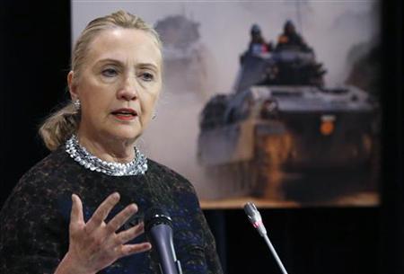 "Desperate" Assad could resort to chemical weapons - Clinton "Desperate" Assad could resort to chemical weapons - Clinton