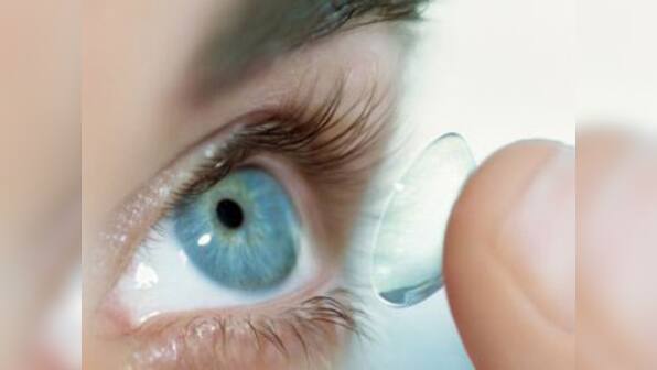 Now contact lenses can also display text messages